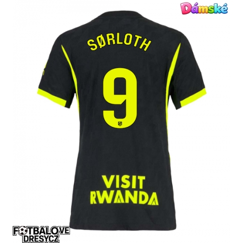Atletico Madrid Alexander Sorloth #9 Dámské Venkovní Dres 2026-27 Krátký Rukáv Atletico Madrid Alexander Sorloth #9 Dámské Venkovní Dres 2026-27 Krátký Rukáv